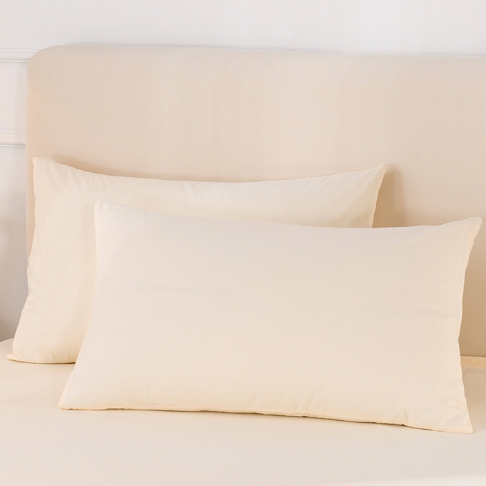 91家纺网 家纺一手货源 找家纺 （总）蓝邻家纺 2025新款全棉纯棉磨毛简约系列单枕套