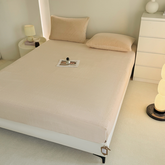 91家纺网 家纺一手货源 找家纺 （总）小叮当家纺仓储工厂店 2025新款韩国绒阳离子绒单件床笠单品床笠单床笠