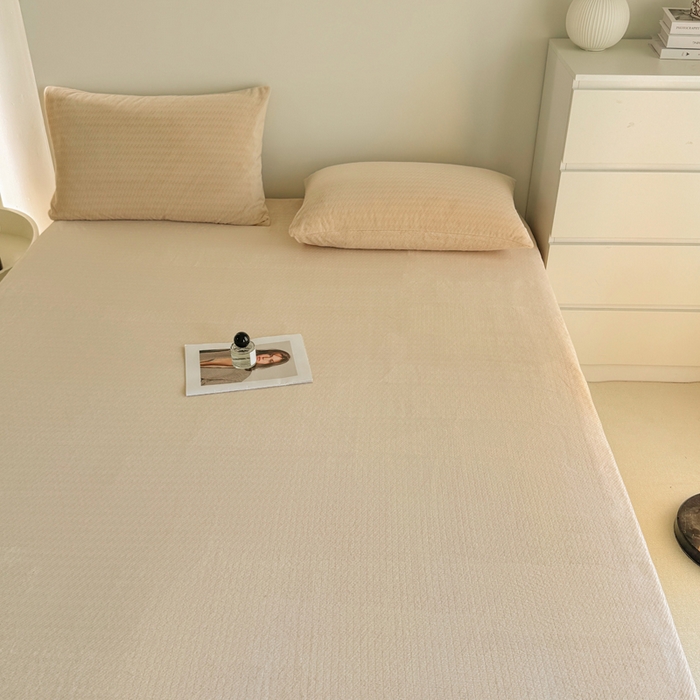 91家纺网 家纺一手货源 找家纺 （总）小叮当家纺仓储工厂店 2025新款韩国绒阳离子绒单件床笠单品床笠单床笠