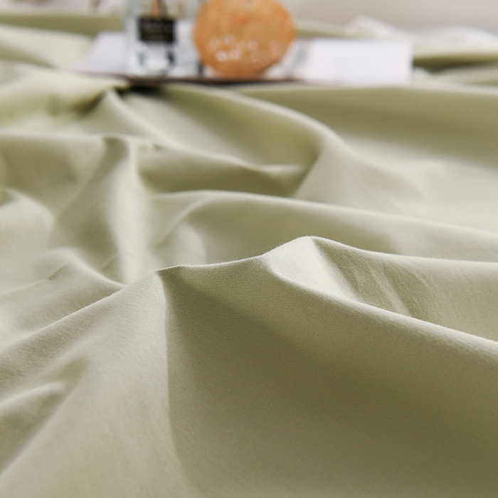 91家纺网 家纺一手货源 找家纺 蓝邻家纺 2025新款全棉纯棉磨毛简约系列单床单 青绿