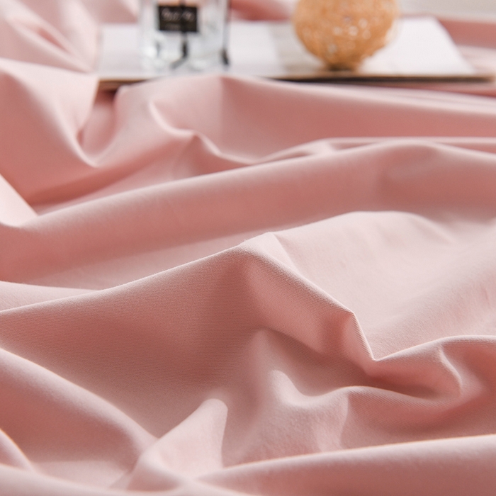 91家纺网 家纺一手货源 找家纺 蓝邻家纺 2025新款全棉纯棉磨毛简约系列单床单 豆沙