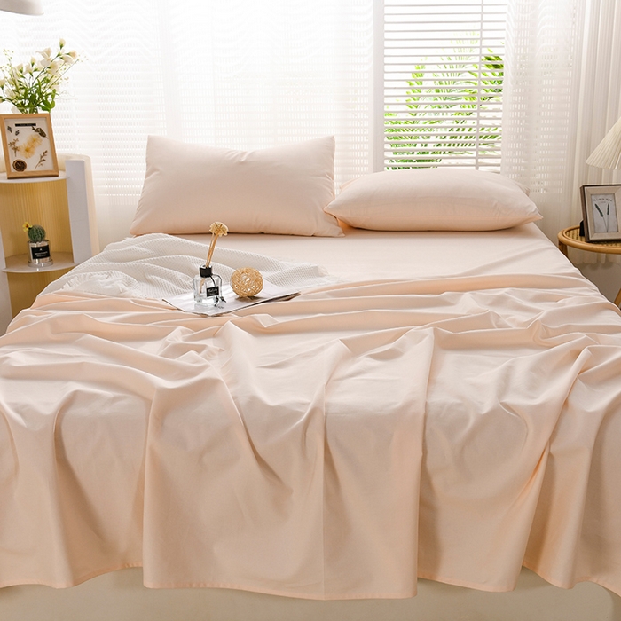 91家纺网 家纺一手货源 找家纺 （总）蓝邻家纺 2025新款全棉纯棉磨毛简约系列单床单