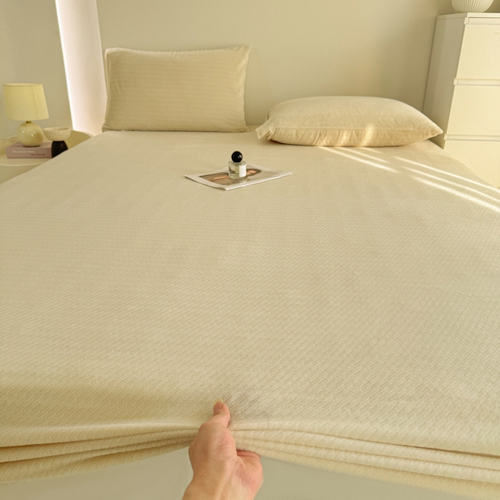 91家纺网 家纺一手货源 找家纺 （总）小叮当家纺仓储工厂店 2025新款韩国绒阳离子绒单件床笠单品床笠单床笠