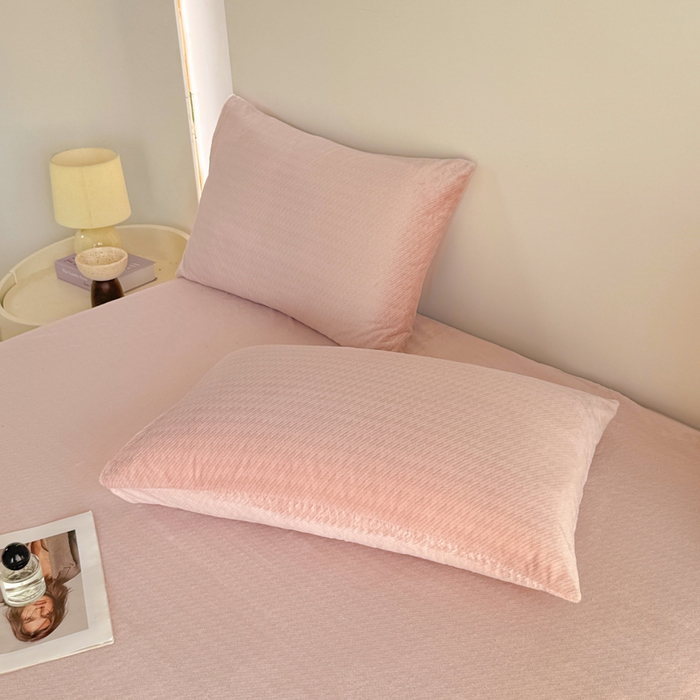 91家纺网 家纺一手货源 找家纺 小叮当家纺仓储工厂店 2025新款韩国绒阳离子绒单件床笠单品床笠单床笠 阳离子绒-粉色