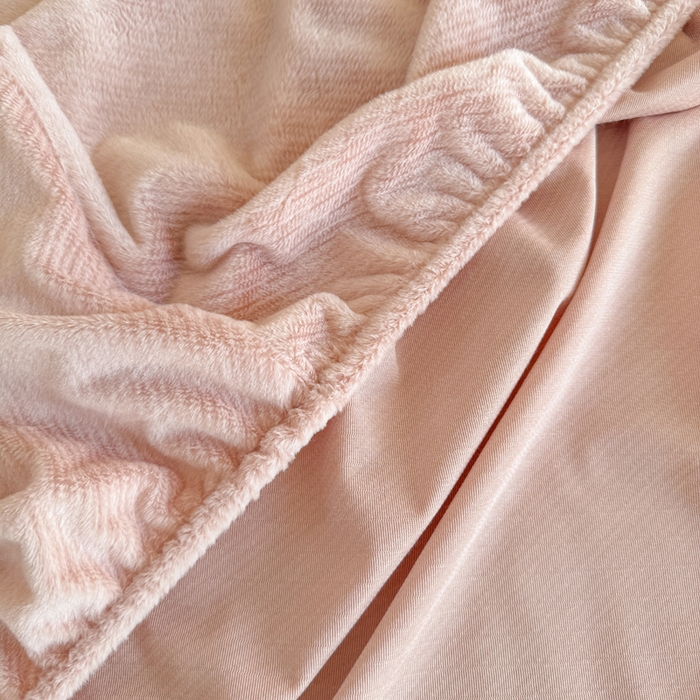 91家纺网 家纺一手货源 找家纺 小叮当家纺仓储工厂店 2025新款韩国绒阳离子绒单件床笠单品床笠单床笠 阳离子绒-粉色