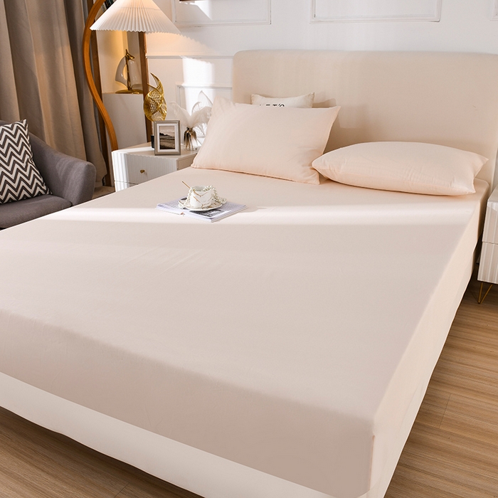 91家纺网 家纺一手货源 找家纺 （总）蓝邻家纺 2025新款全棉纯棉磨毛简约系列单床笠