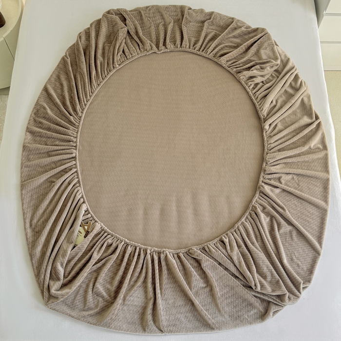 91家纺网 家纺一手货源 找家纺 小叮当家纺仓储工厂店 2025新款韩国绒阳离子绒单件床笠单品床笠单床笠 阳离子绒-卡其