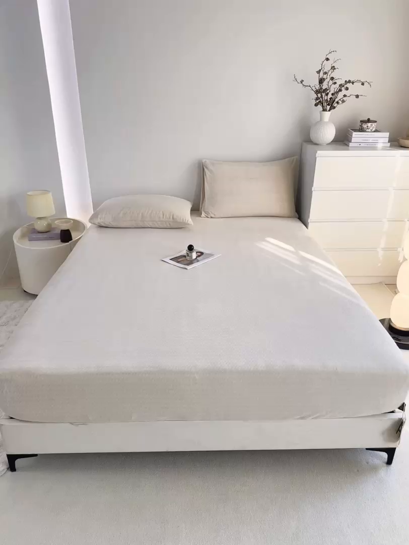 91家纺网 家纺一手货源 找家纺 小叮当家纺仓储工厂店 2025新款韩国绒阳离子绒单件床笠单品床笠单床笠 阳离子绒-奶油黄