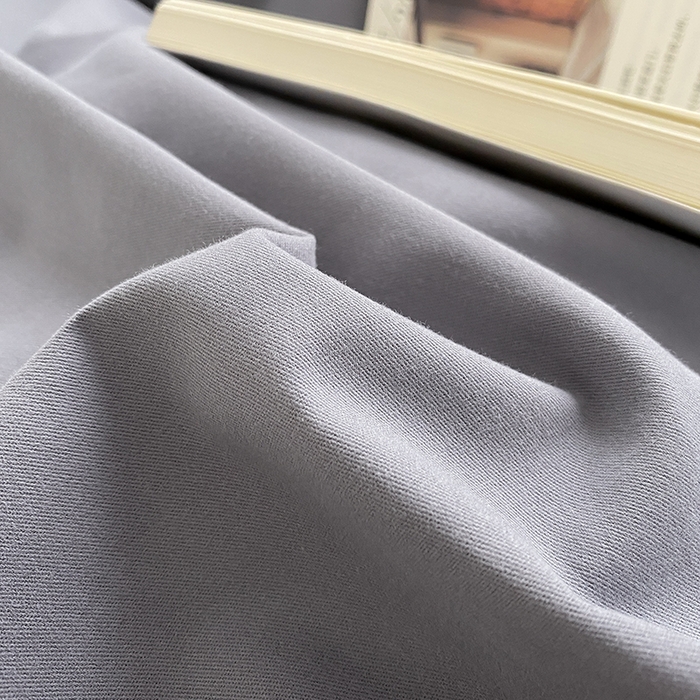 91家纺网 家纺一手货源 找家纺 蓝邻家纺 2025新款全棉纯棉磨毛简约系列四件套 蓝莓