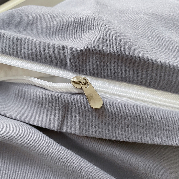 91家纺网 家纺一手货源 找家纺 蓝邻家纺 2025新款全棉纯棉磨毛简约系列四件套 蓝莓