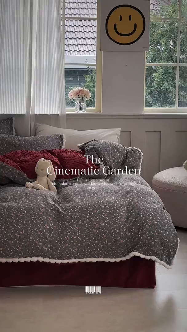 91家纺网 家纺一手货源 找家纺 （总）洋铭区（原狠狠爱） 2025秋冬双层纱毛球球+豆豆绒四件套系列