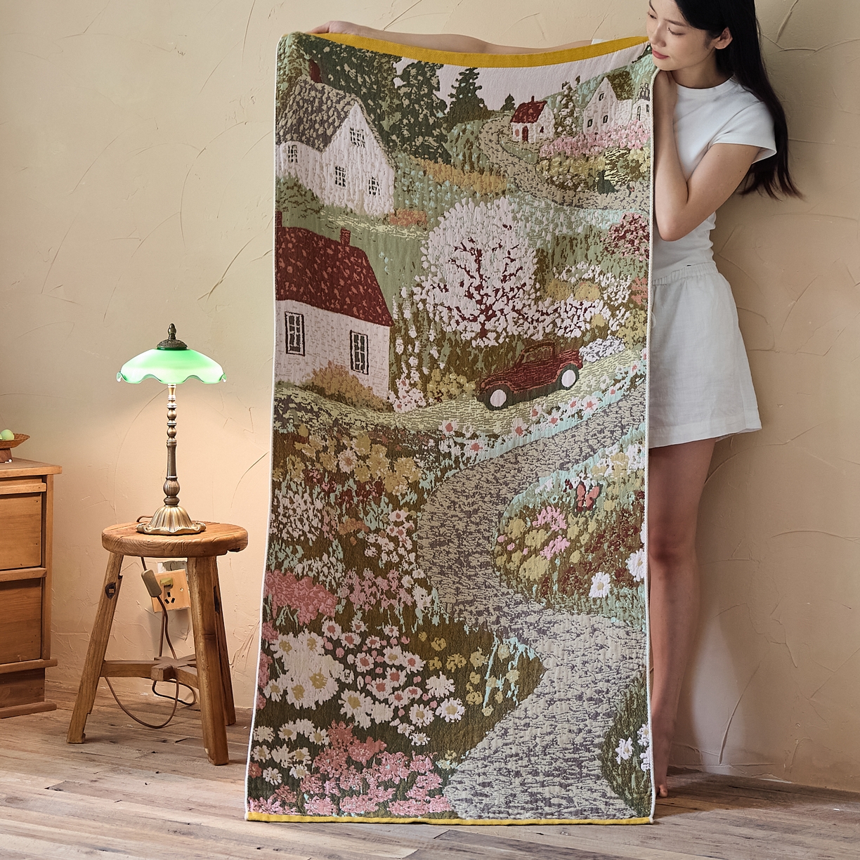 91家纺网 家纺一手货源 找家纺 （总）沐瑟家纺 2025新款卡通A类全棉四层纱布浴巾加大毛巾-第五组