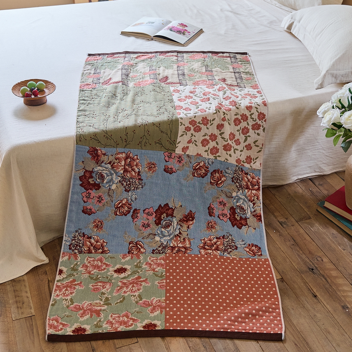 91家纺网 家纺一手货源 找家纺 （总）沐瑟家纺 2025新款卡通A类全棉四层纱布浴巾加大毛巾-第五组