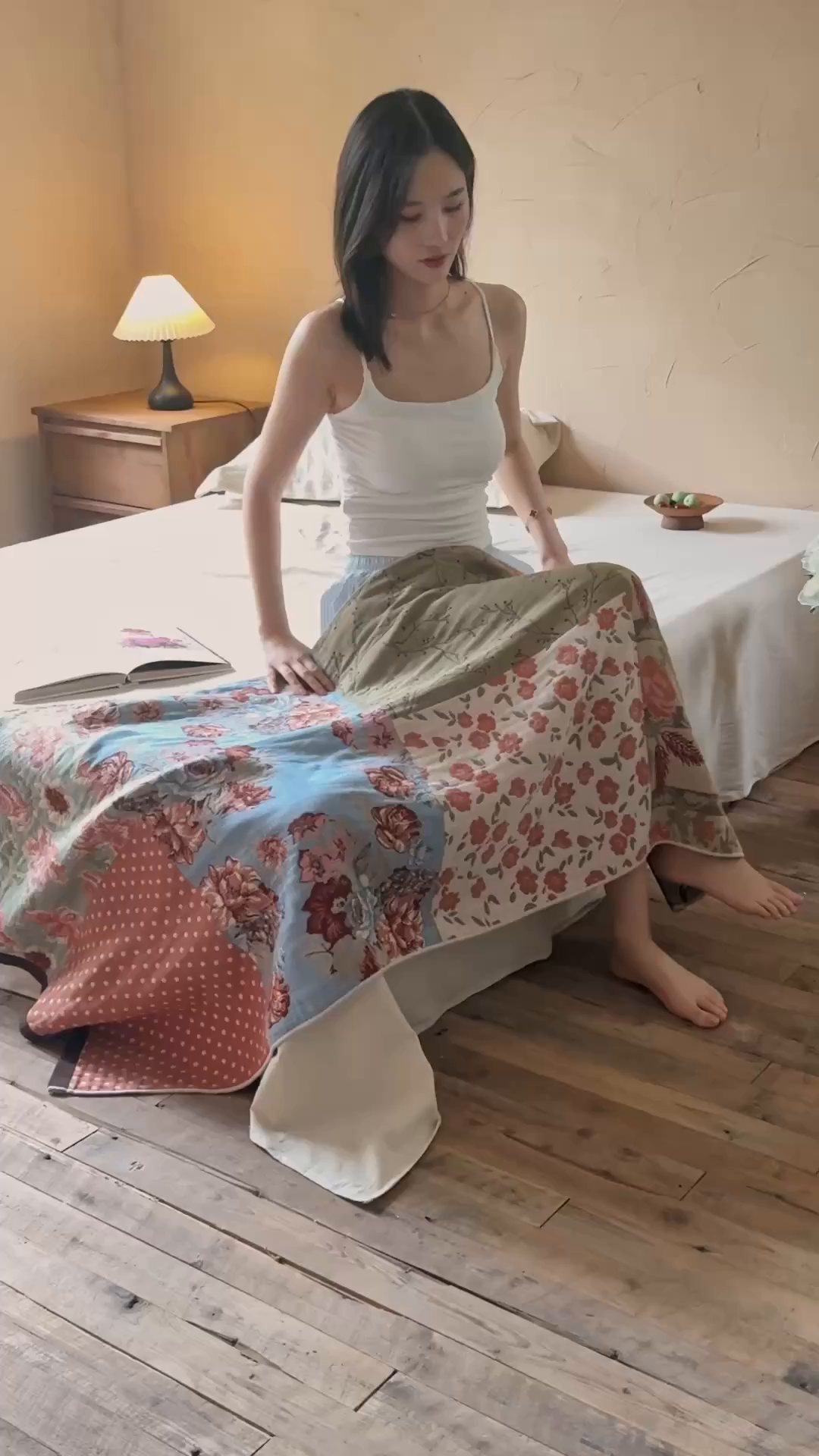 91家纺网 家纺一手货源 找家纺 （总）沐瑟家纺 2025新款卡通A类全棉四层纱布浴巾加大毛巾-第五组