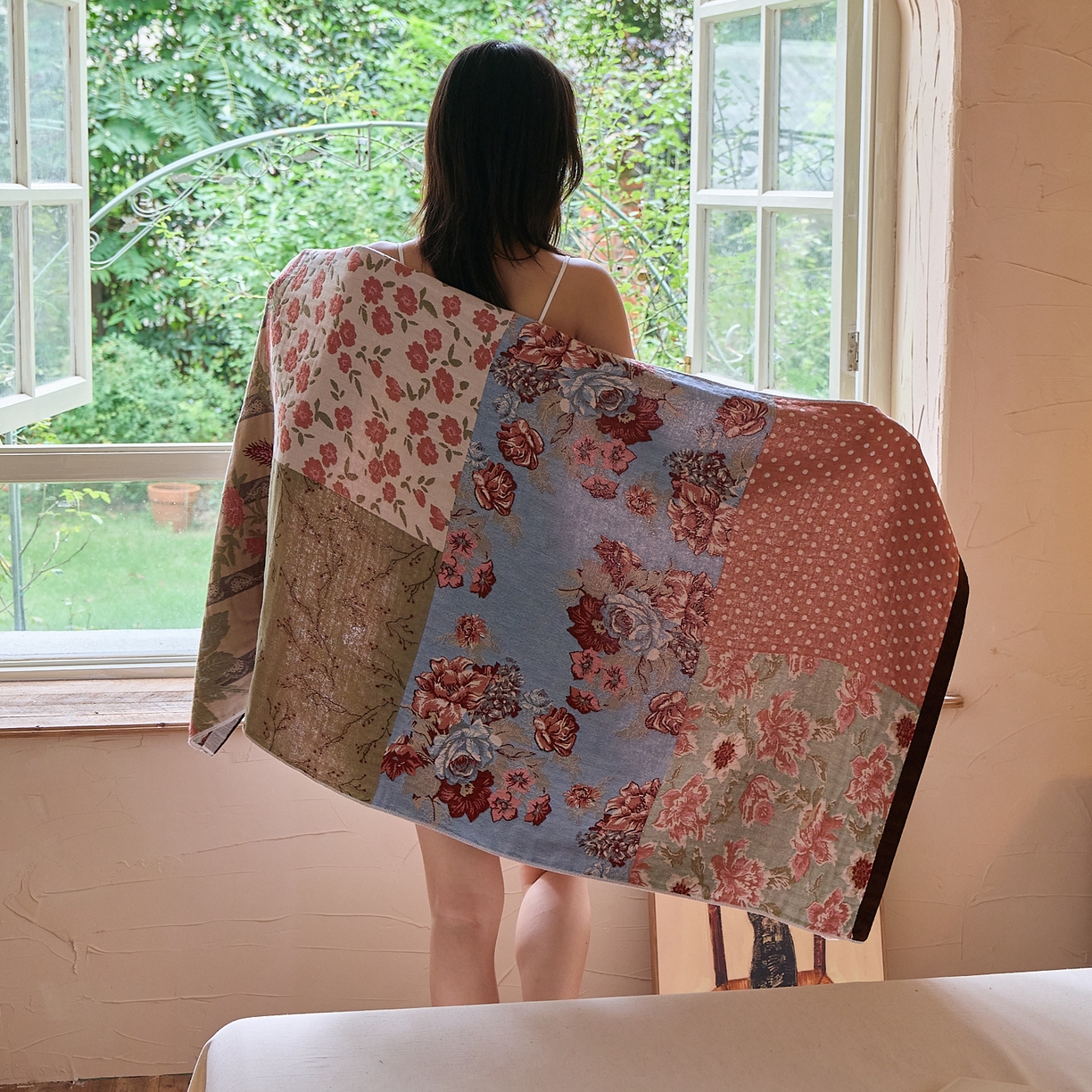 91家纺网 家纺一手货源 找家纺 （总）沐瑟家纺 2025新款卡通A类全棉四层纱布浴巾加大毛巾-第五组