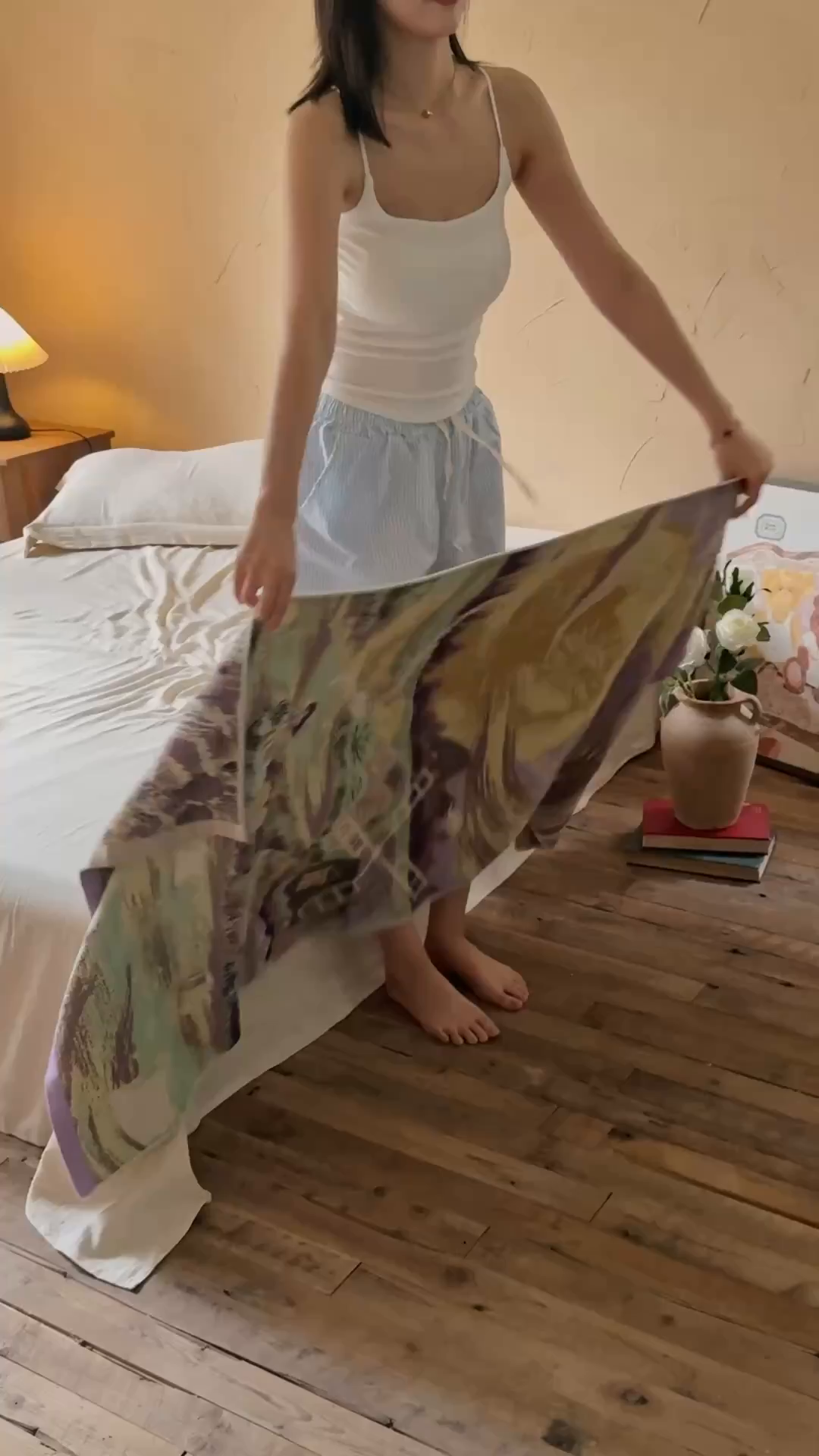 91家纺网 家纺一手货源 找家纺 沐瑟家纺 2025新款卡通A类全棉四层纱布浴巾加大毛巾-第五组 万物同行 150*75cm