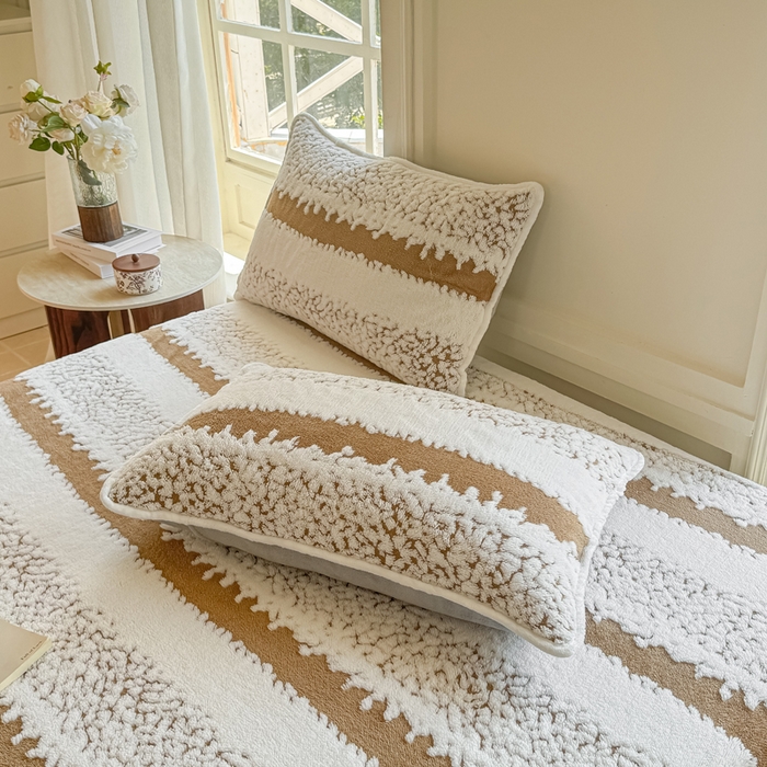 91家纺网 家纺一手货源 找家纺 （总）小叮当家纺仓储工厂店 2025新款提花绵羊绒韩国绒床笠单品床笠床笠单件单床笠