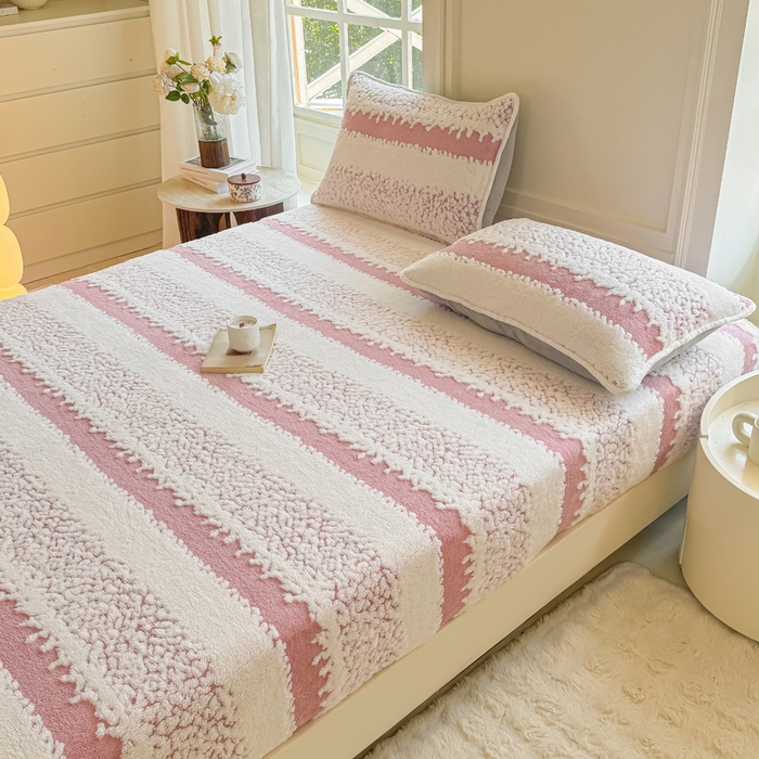 91家纺网 家纺一手货源 找家纺 小叮当家纺仓储工厂店 2025新款提花绵羊绒韩国绒床笠单品床笠床笠单件单床笠 绵羊绒-暖玉