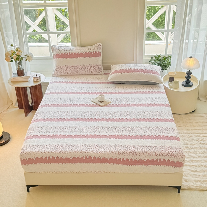 91家纺网 家纺一手货源 找家纺 小叮当家纺仓储工厂店 2025新款提花绵羊绒韩国绒床笠单品床笠床笠单件单床笠 绵羊绒-暖玉