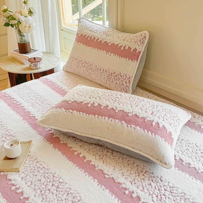 91家纺网 家纺一手货源 找家纺 小叮当家纺仓储工厂店 2025新款提花绵羊绒韩国绒床笠单品床笠床笠单件单床笠 绵羊绒-暖玉