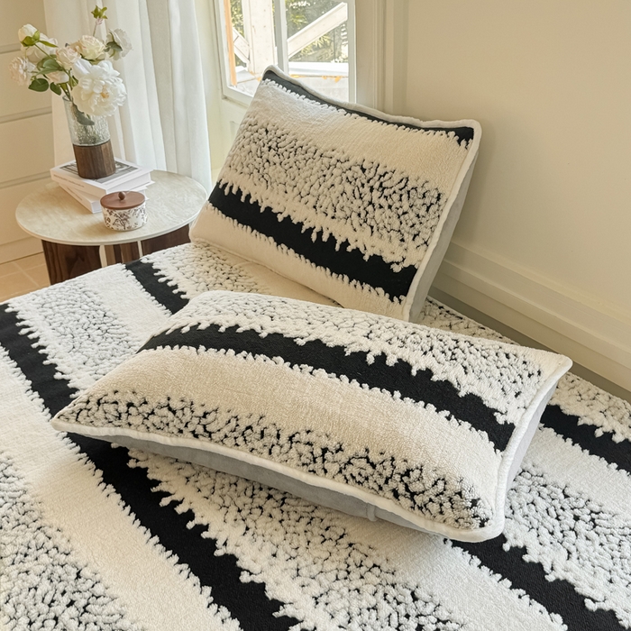 91家纺网 家纺一手货源 找家纺 小叮当家纺仓储工厂店 2025新款提花绵羊绒韩国绒床笠单品床笠床笠单件单床笠 绵羊绒-黑曜