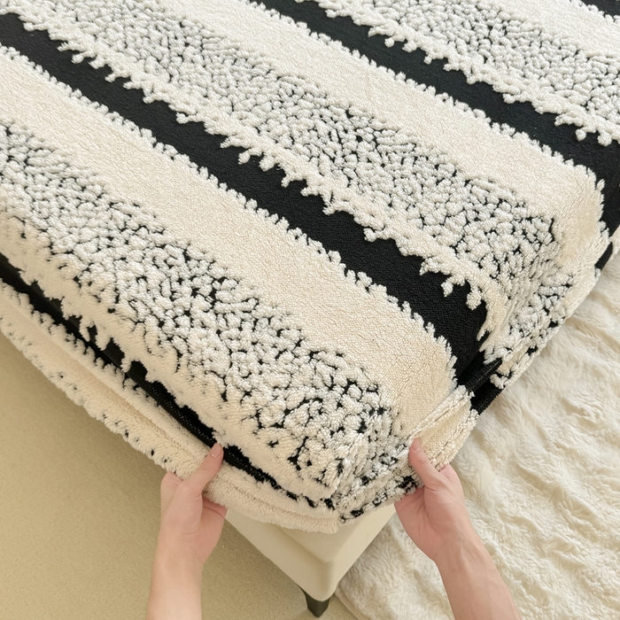 91家纺网 家纺一手货源 找家纺 小叮当家纺仓储工厂店 2025新款提花绵羊绒韩国绒床笠单品床笠床笠单件单床笠 绵羊绒-黑曜