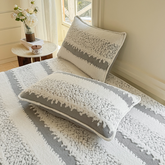 91家纺网 家纺一手货源 找家纺 小叮当家纺仓储工厂店 2025新款提花绵羊绒韩国绒床笠单品床笠床笠单件单床笠 绵羊绒-浅灰