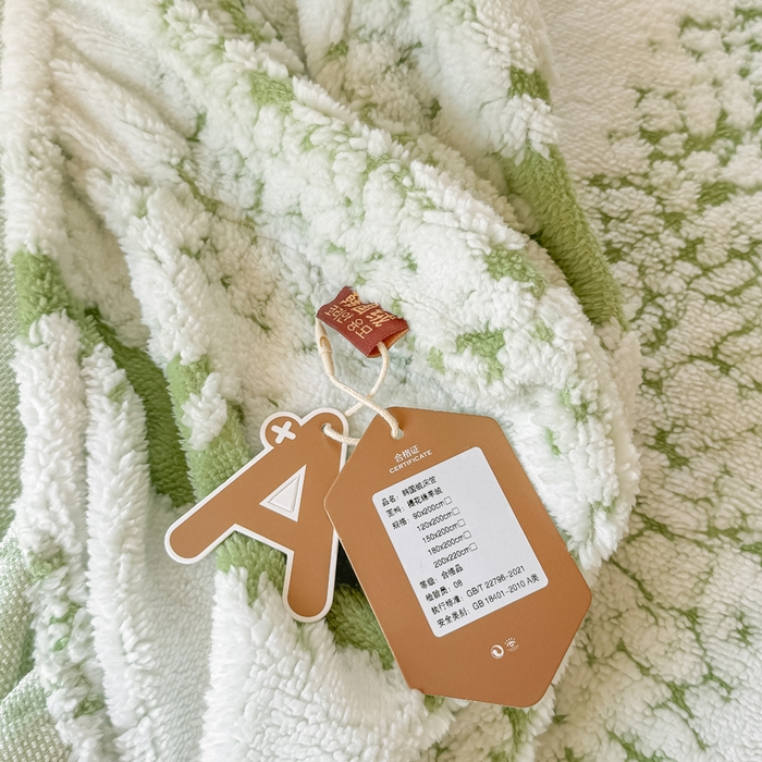 91家纺网 家纺一手货源 找家纺 小叮当家纺仓储工厂店 2025新款提花绵羊绒韩国绒床笠单品床笠床笠单件单床笠 绵羊绒-香草绿