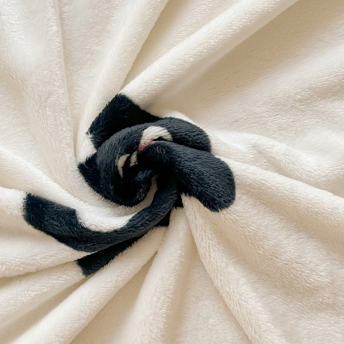 91家纺网 家纺一手货源 找家纺 宅部落 2025新款牛奶绒印花毛毯毯子300克云貂绒盖毯 休闲喵喵