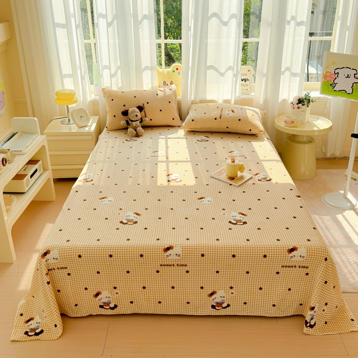 91家纺网 家纺一手货源 找家纺 （总）澜妃 2025新款高克重软软糯糯牛奶绒单床单CD系列（小红书推荐）