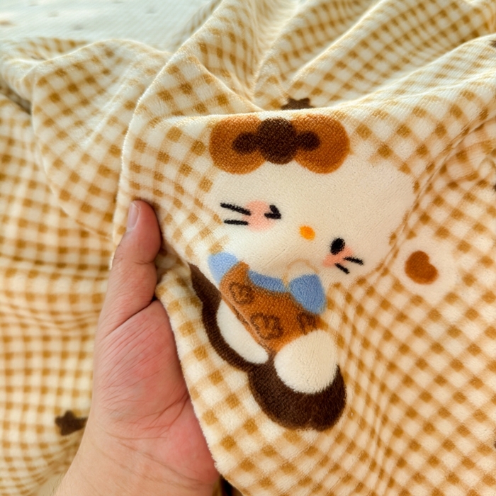 91家纺网 家纺一手货源 找家纺 （总）澜妃 2025新款高克重软软糯糯牛奶绒单床单CD系列（小红书推荐）