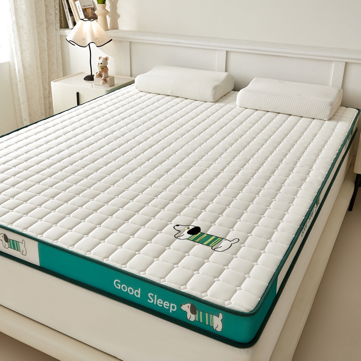 91家纺网 家纺一手货源 找家纺 （总）元昊床垫 2025新款立体针织乳胶记忆海绵床垫