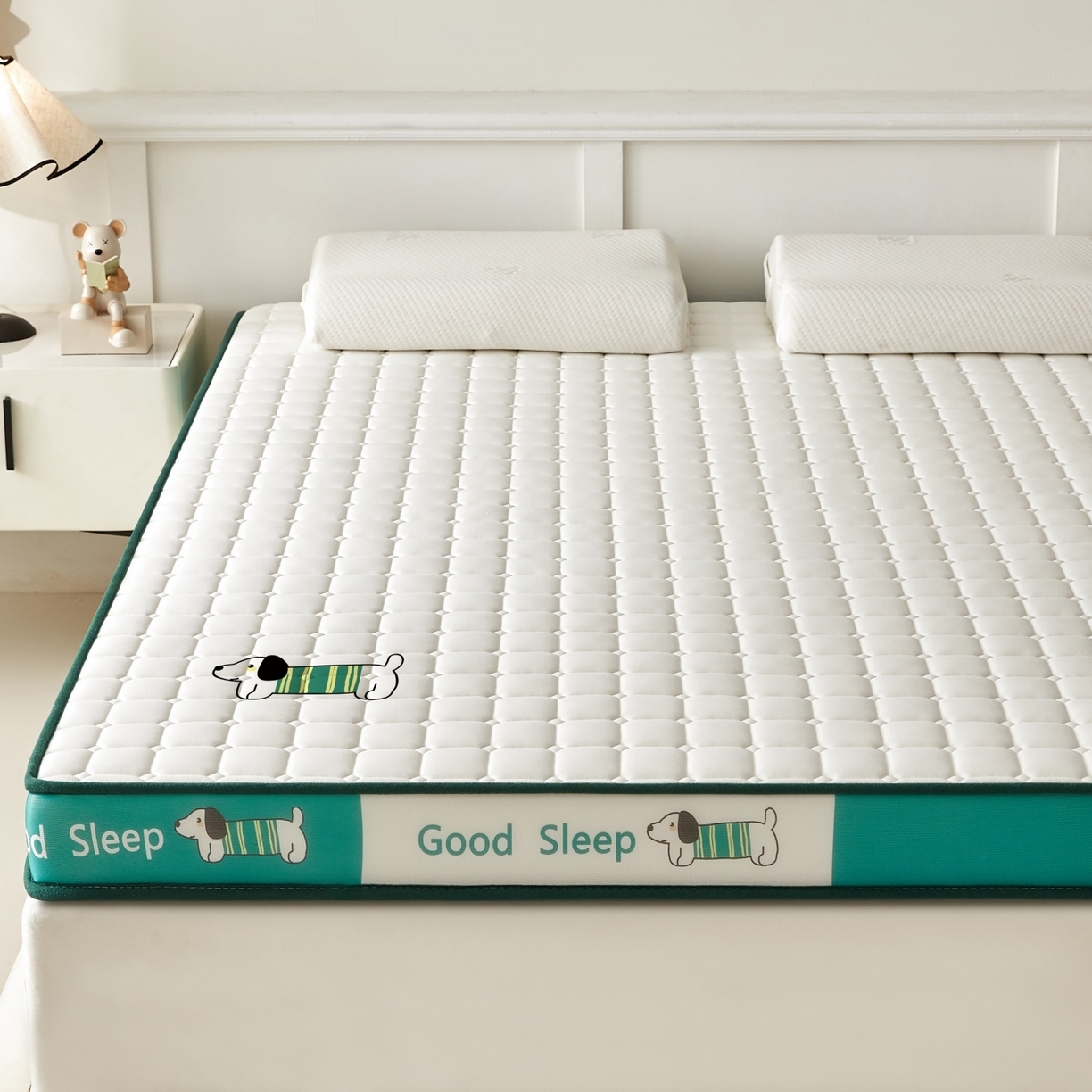 91家纺网 家纺一手货源 找家纺 （总）元昊床垫 2025新款立体针织乳胶记忆海绵床垫