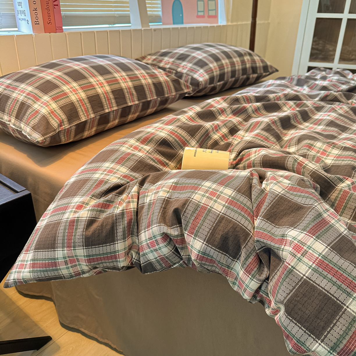 91家纺网 家纺一手货源 找家纺 （总）多乐家纺 2025新款秋冬韩系花卉舒柔棉印花四件套