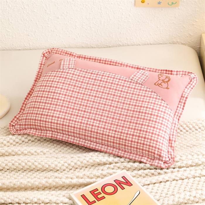 91家纺网 家纺一手货源 找家纺 大熊枕芯 2025新款好梦小象儿童枕枕头枕芯 梦想小象-粉