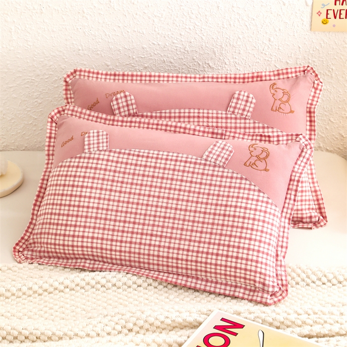 大熊枕芯 2025新款好梦小象儿童枕枕头枕芯 梦想小象-粉