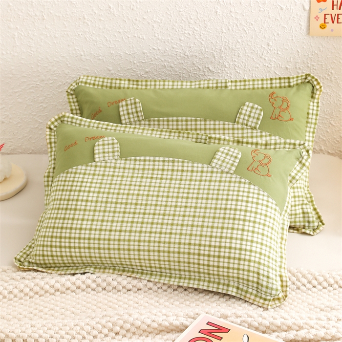 大熊枕芯 2025新款好梦小象儿童枕枕头枕芯 梦想小象-绿