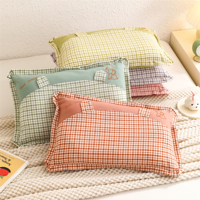 91家纺网 家纺一手货源 找家纺 大熊枕芯 2025新款好梦小象儿童枕枕头枕芯 组合图