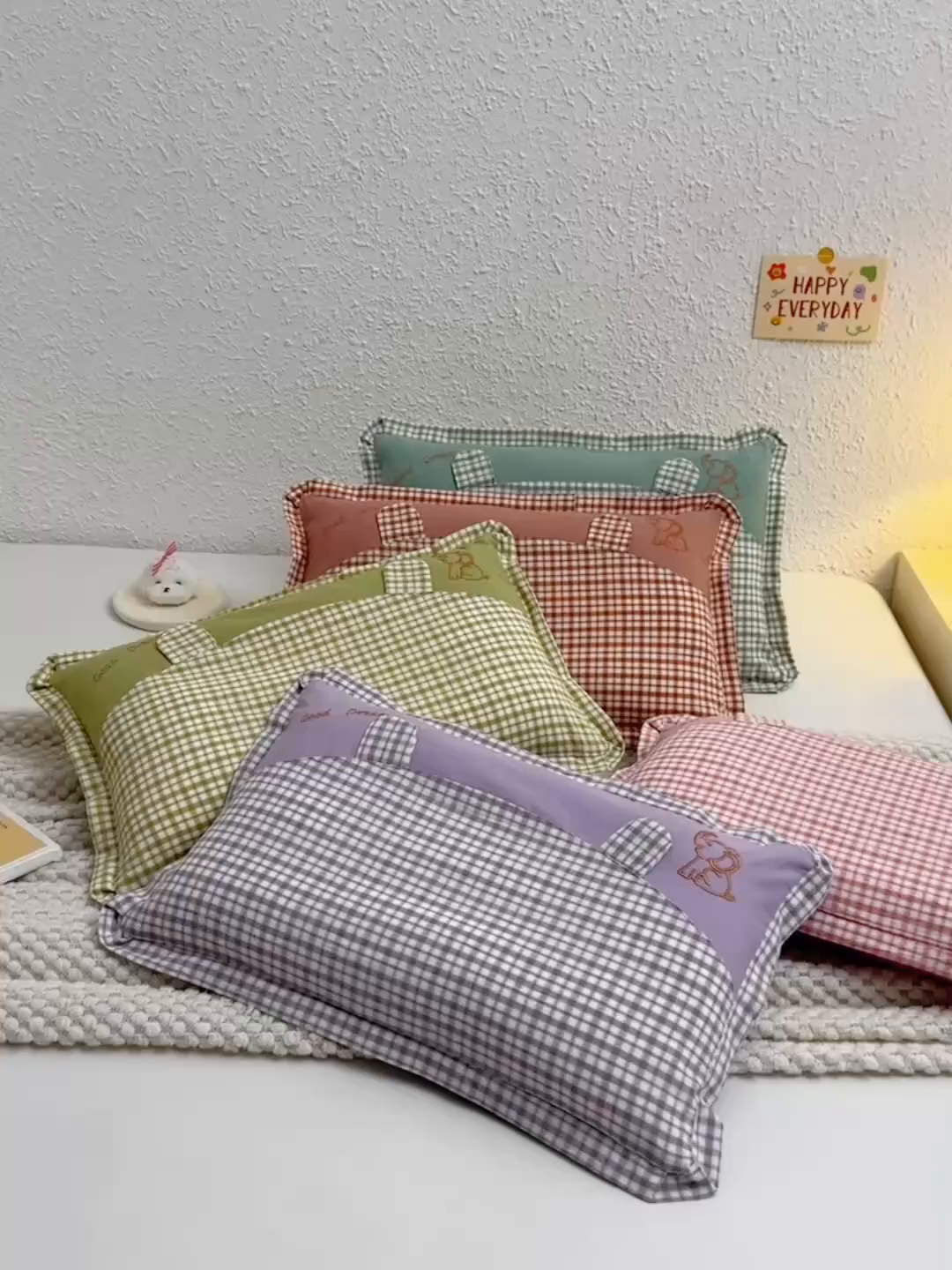 91家纺网 家纺一手货源 找家纺 （总）大熊枕芯 2025新款好梦小象儿童枕枕头枕芯