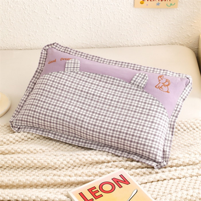 大熊枕芯 2025新款好梦小象儿童枕枕头枕芯 梦想小象-紫
