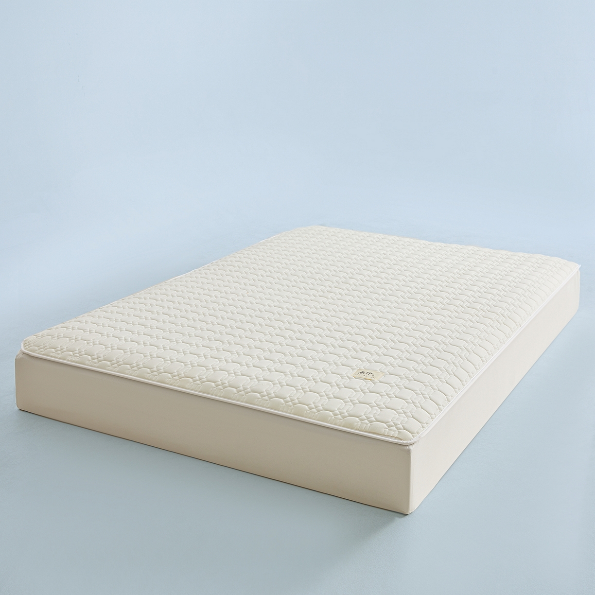 91家纺网 家纺一手货源 找家纺 曼陀罗 2025新款大豆纤维深睡床笠 天际白