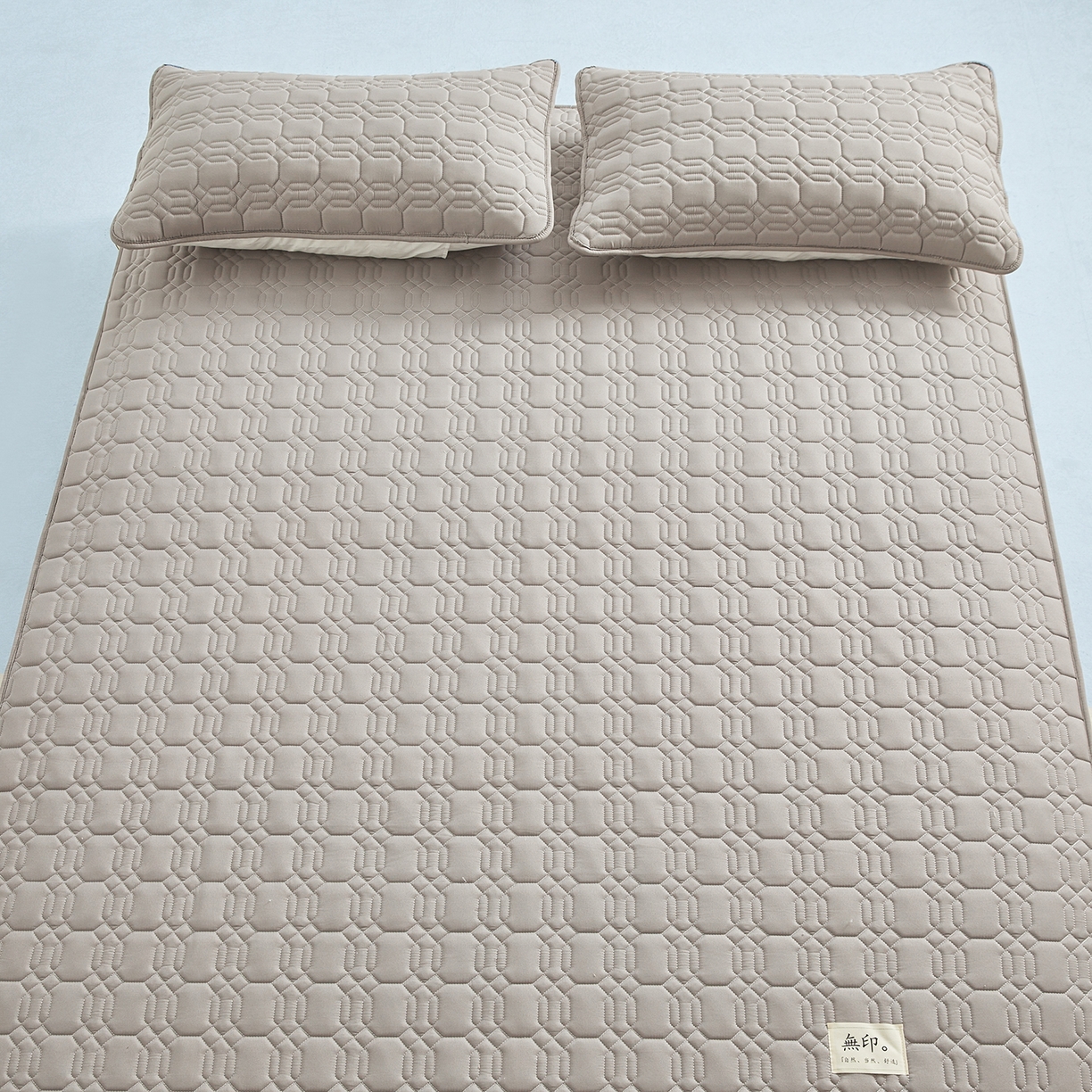 91家纺网 家纺一手货源 找家纺 曼陀罗 2025新款大豆纤维深睡床笠 月石灰