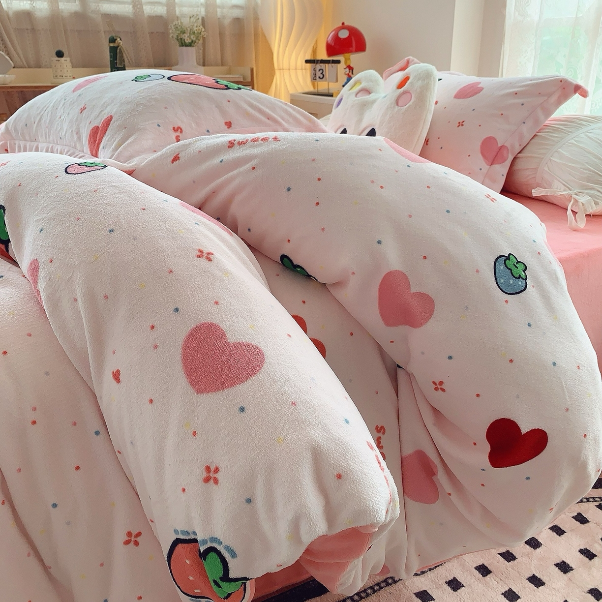 91家纺网 家纺一手货源 找家纺 （总）奈萝家纺 2025新款全棉蕾丝花边床盖三件套四件套纯棉花边夏被