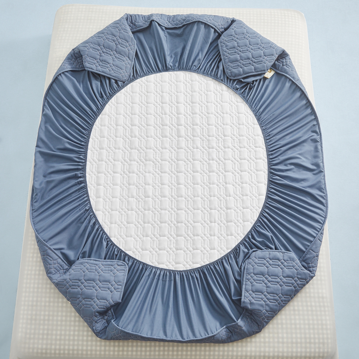 91家纺网 家纺一手货源 找家纺 （总）曼陀罗 2025新款大豆纤维深睡床笠