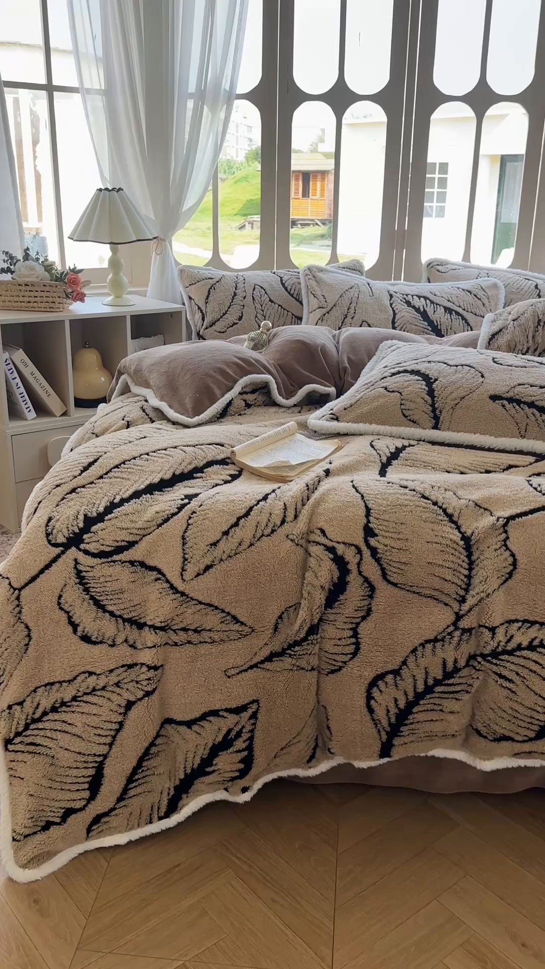 91家纺网 家纺一手货源 找家纺 新印象 2025新款阳离子绒牛奶绒保暖四件套 包边款阳离子绒 -樊林驼