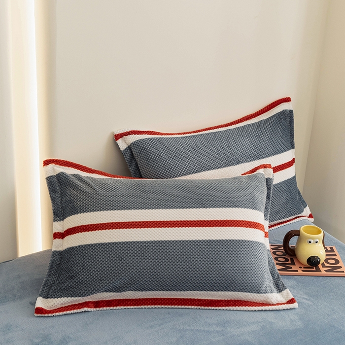 91家纺网 家纺一手货源 找家纺 （总）倾慕家纺 2025新款立体菠萝格印花单枕套