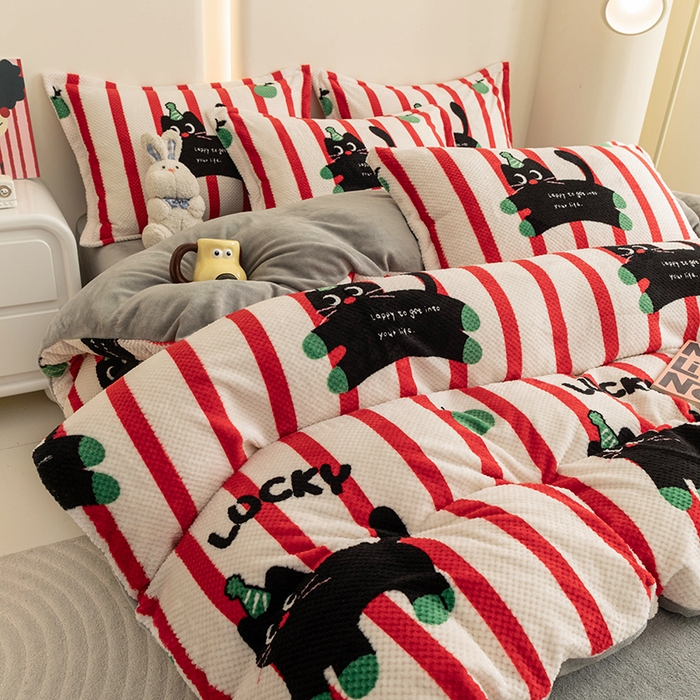 91家纺网 家纺一手货源 找家纺 （总）倾慕家纺 2025新款立体菠萝格印花单枕套