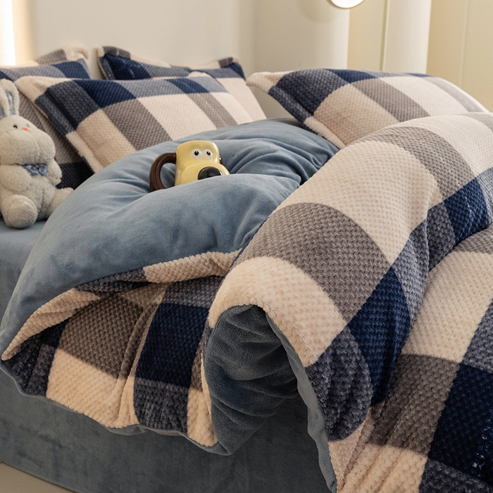 91家纺网 家纺一手货源 找家纺 倾慕家纺 2026新款立体菠萝格印花单枕套 罗马格