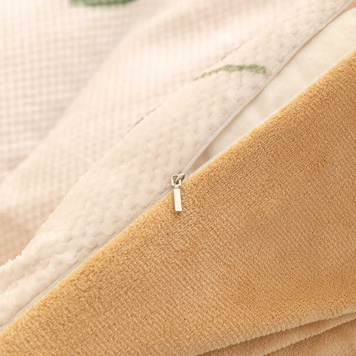 91家纺网 家纺一手货源 找家纺 倾慕家纺 2026新款立体菠萝格印花单枕套 黄小花