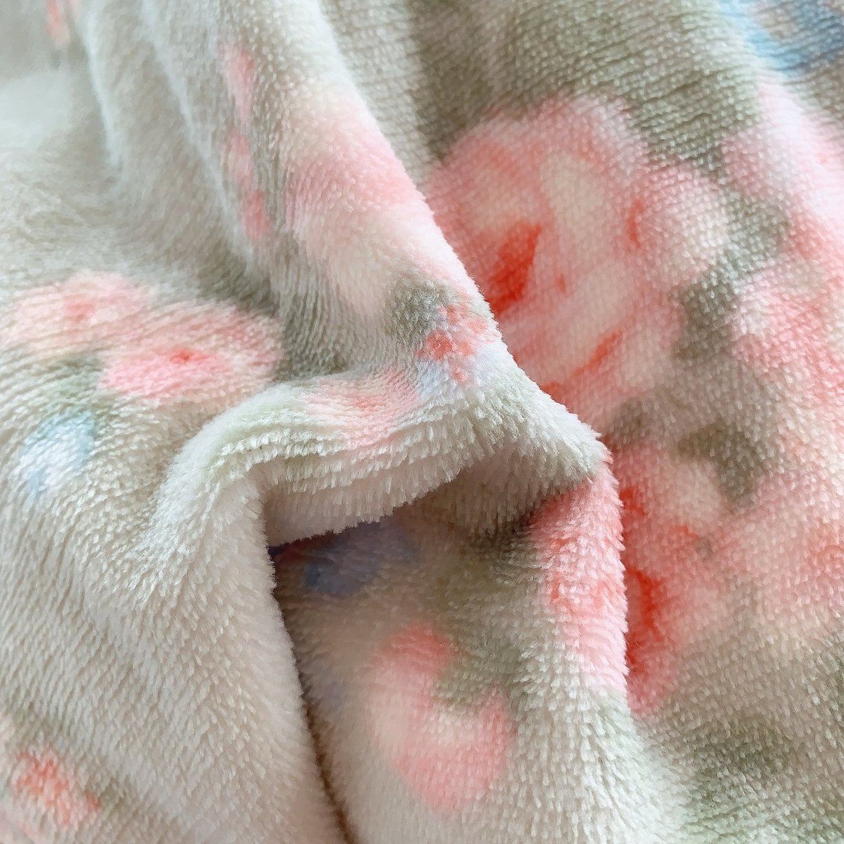 91家纺网 家纺一手货源 找家纺 奈萝家纺 2025新款加厚小清新印花牛奶绒三件套四件套 茉莉